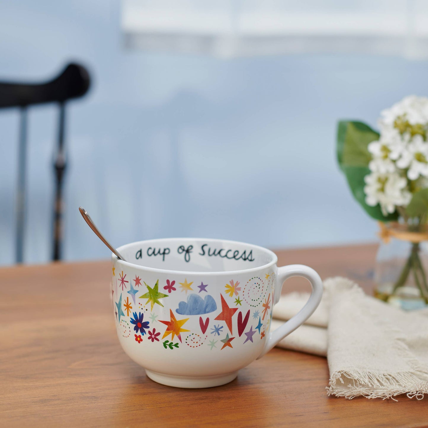 Mug With Floral Wrap Around Design 20 Oz Inspiration And Blooms Collection Gift For Her