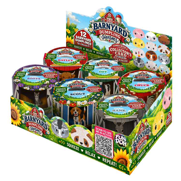 Fun Doh Farm Barnyard Squishy Dumpling Toy