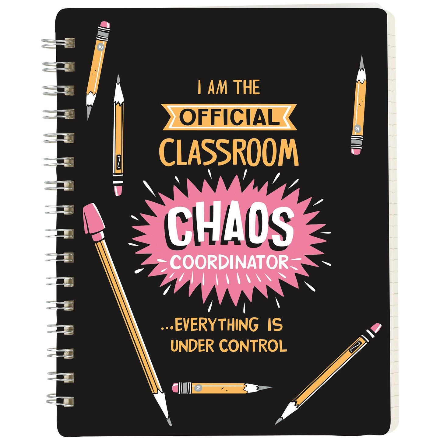 Spiral Notebook, Classroom Chaos Coordinator Gift For Her, Faith Based