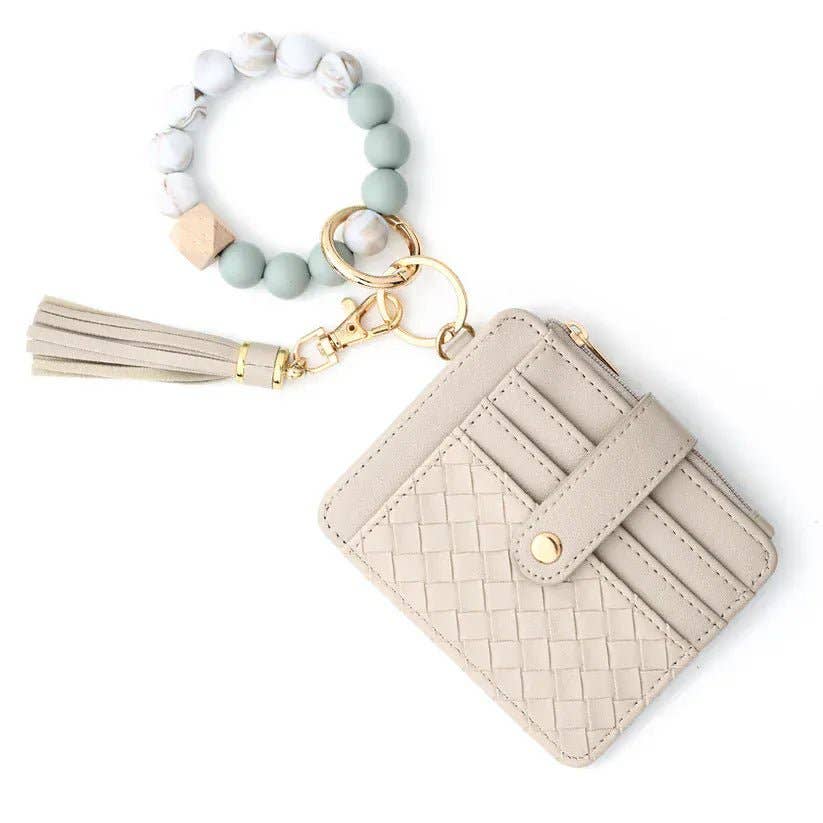 Keychain Wallet With Beaded Wrist - The Sensory