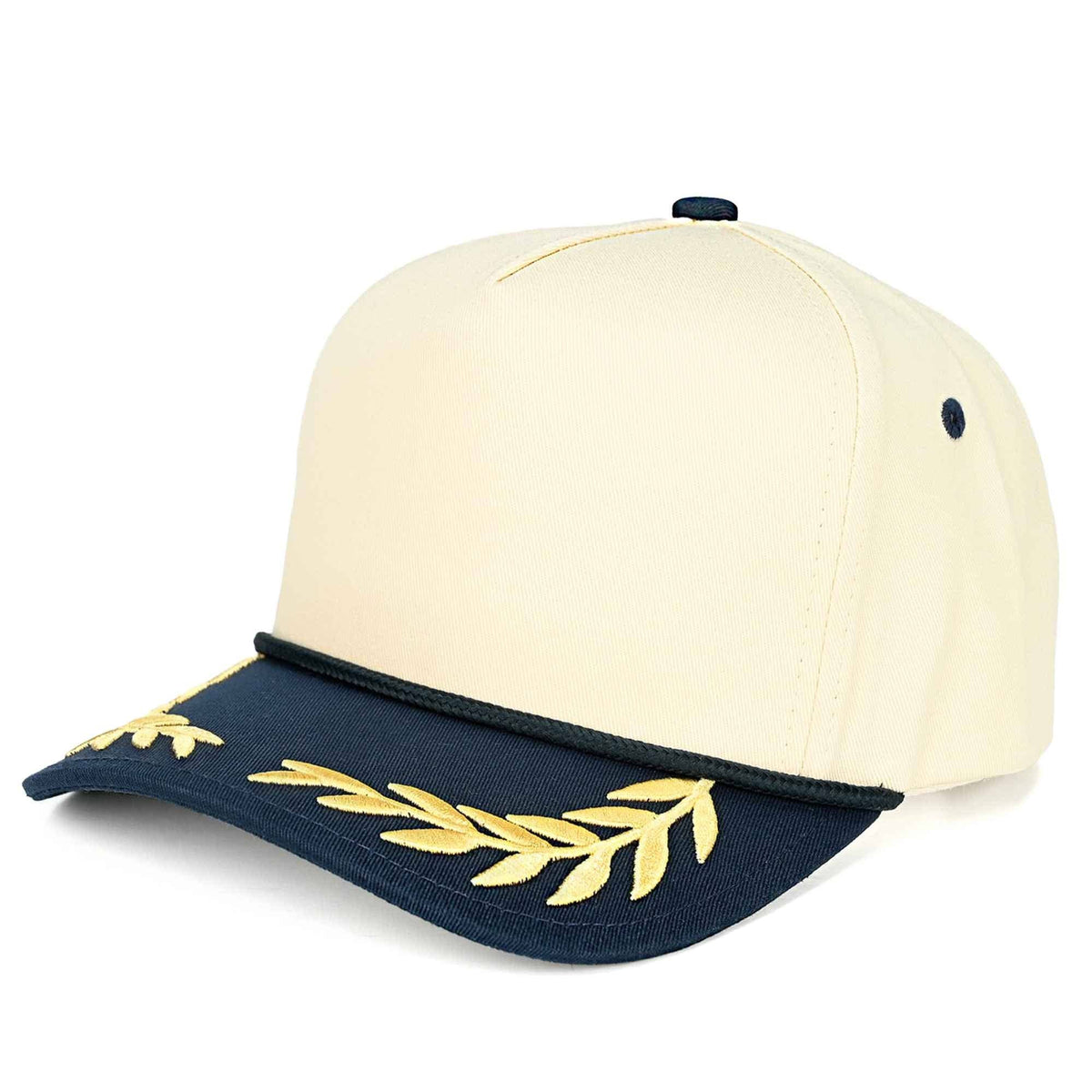 Trucker Hat With Gold Bay Leaf Design Faith Based Gift For Her - The Sensory