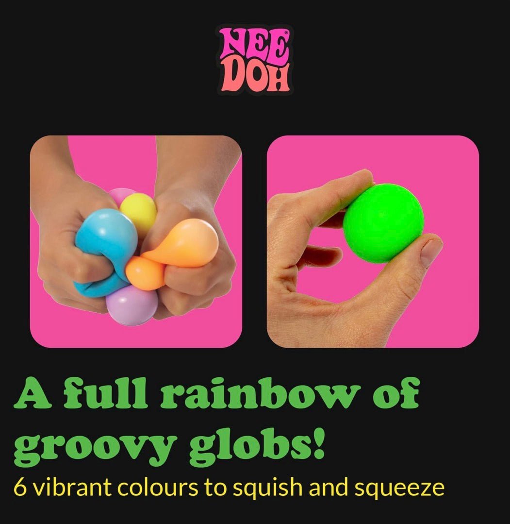 NeeDoh The Groovy Glob | Authentic | Orange - The Sensory