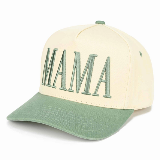 MAMA Trucker Hat With Puff Embroidery