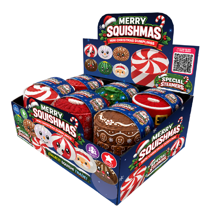 Fun Doh Petite (Mini) Squishy Christmas Dumplings Toy - The Sensory