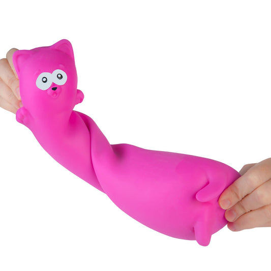 ORB Easy Sqweezy Stretchy Cat pink banana cat stretchy toy