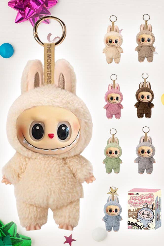 Labubu Style the Monsters Big Into Energy Bag Keychain - The Sensory