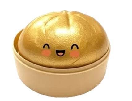 Jumbo Bao Buddies Metallic Dumplings Fidget Toys For Stress Relief Meetings