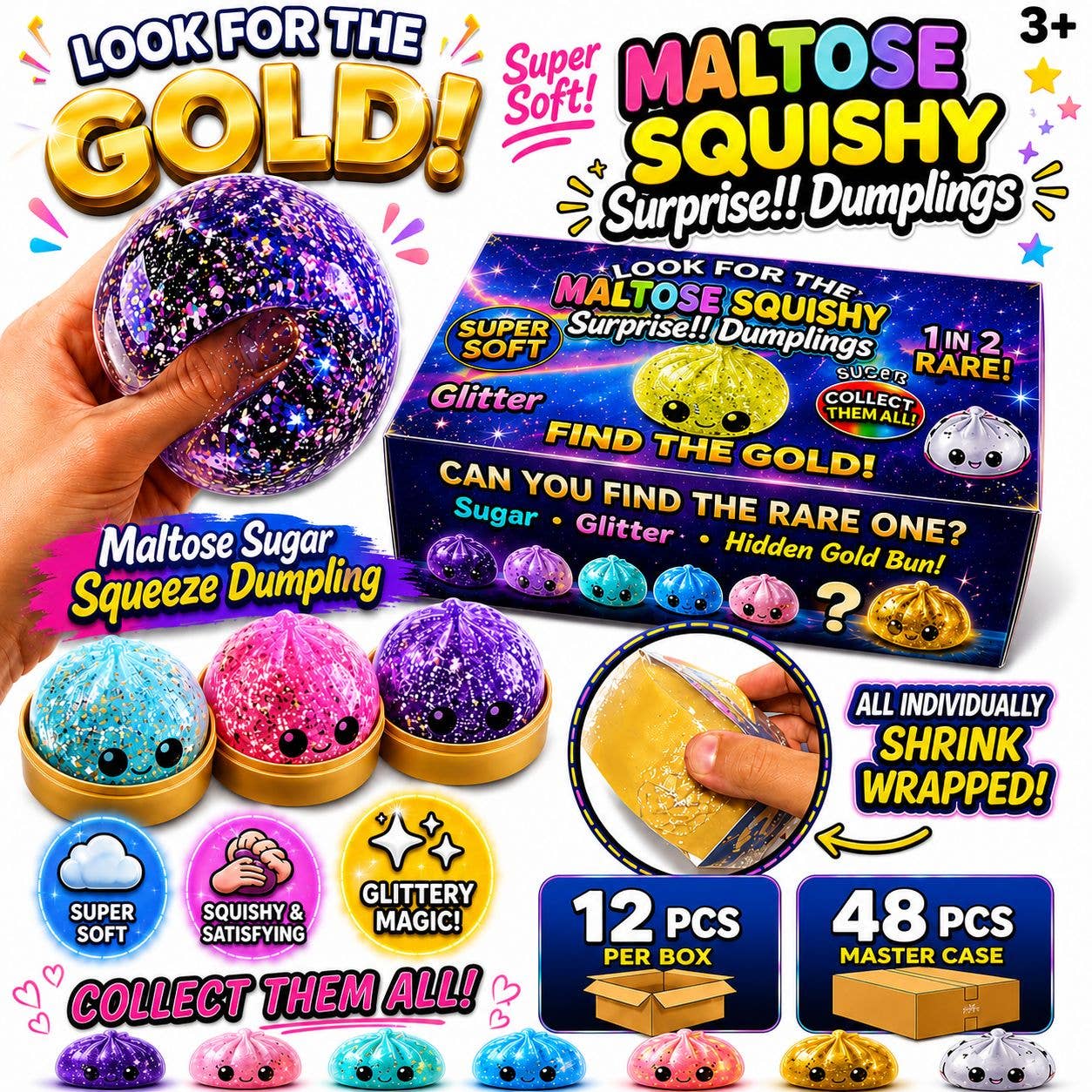 Maltose Squishy Surprise Dumplings Sugar Squeeze The Snack You Wont Put Down