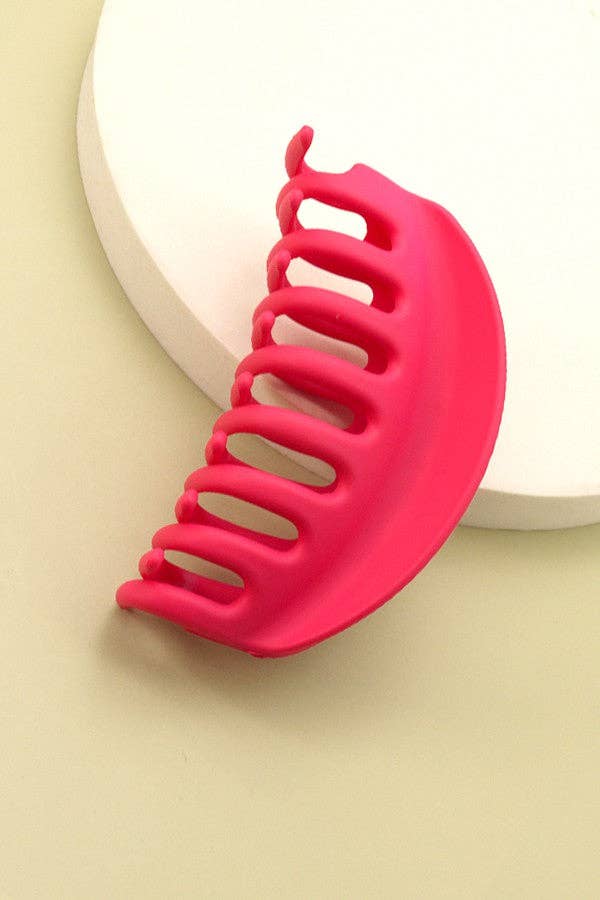 Hair Claw Clip Oversized Matte Half Moon Chic Non Slip Durable Accessory - The Sensory