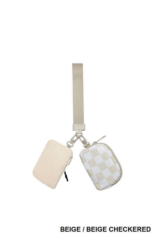 Wristlet Keychain Wallet With Dual Pouches Modest Fashion And Christian Gifts