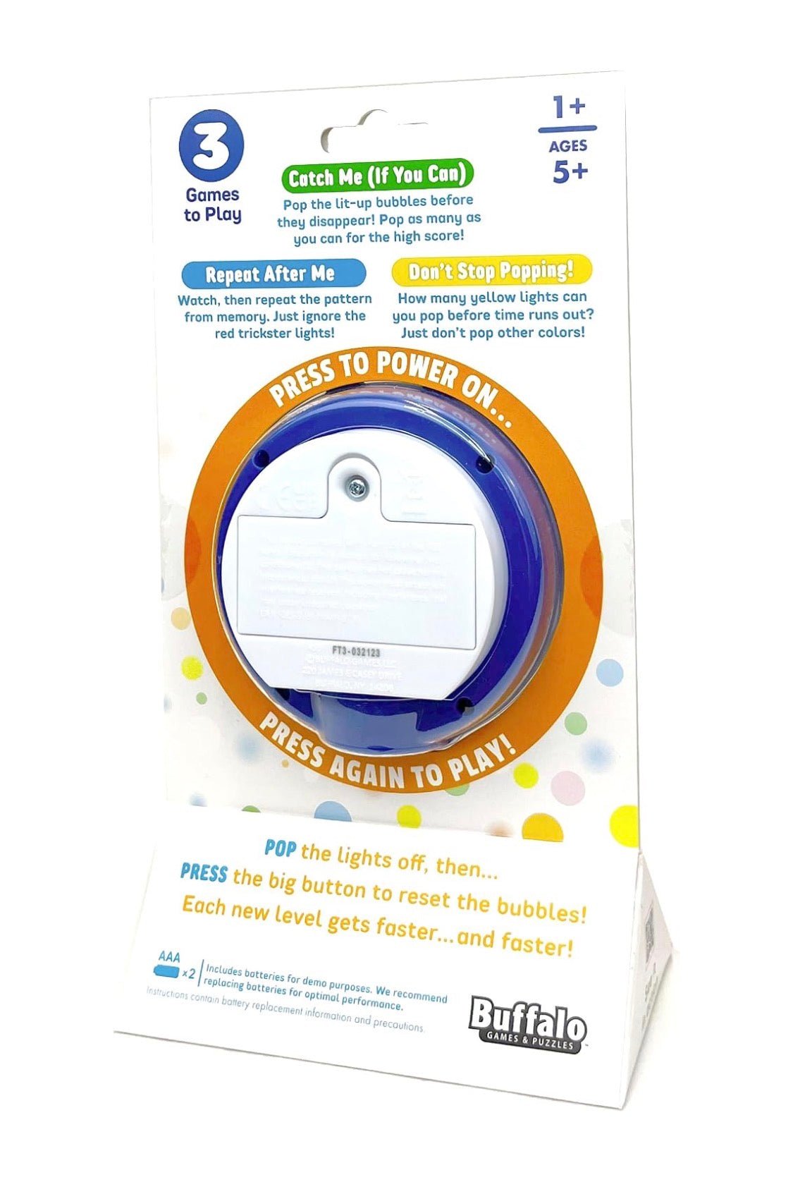 Pop It Go Electronic Fidget Toy - The Sensory