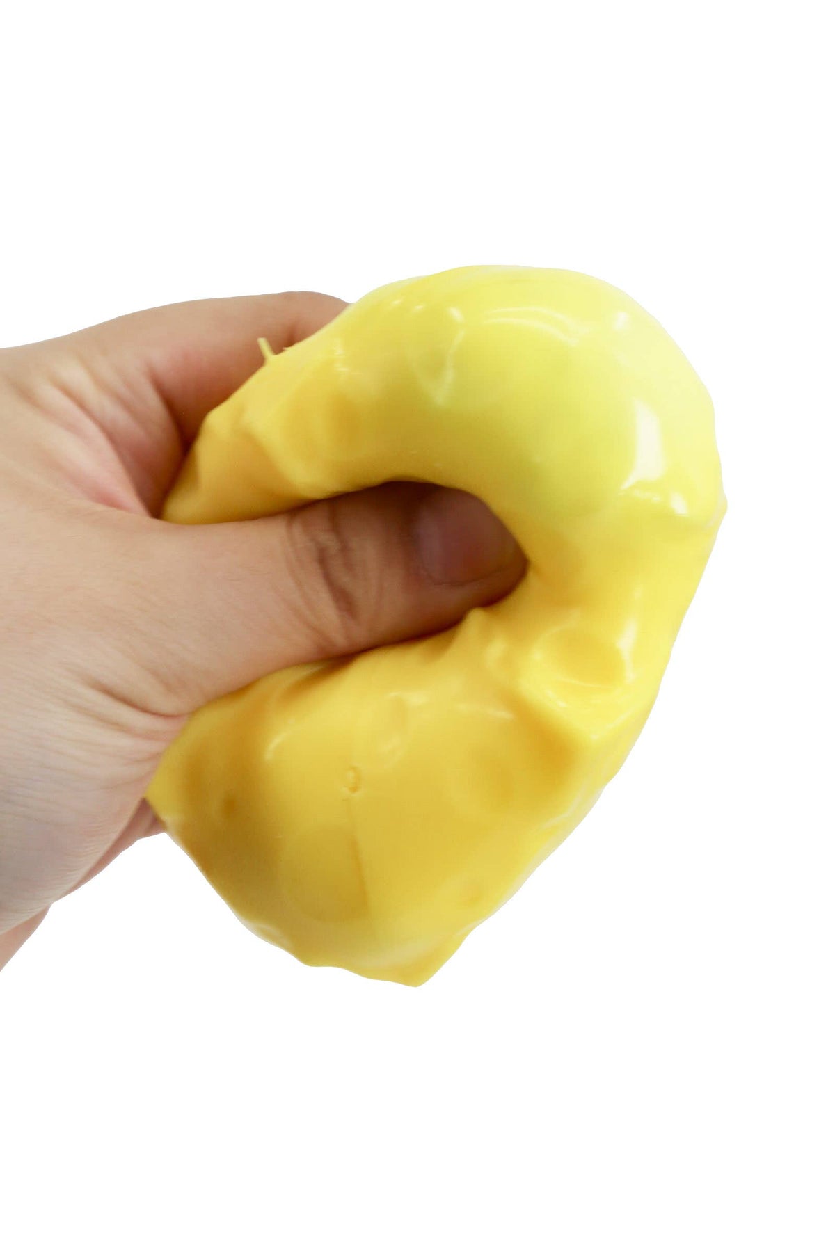 Cheese Zero Rebound TPR Crunchy Bead Slime Filled Squishy