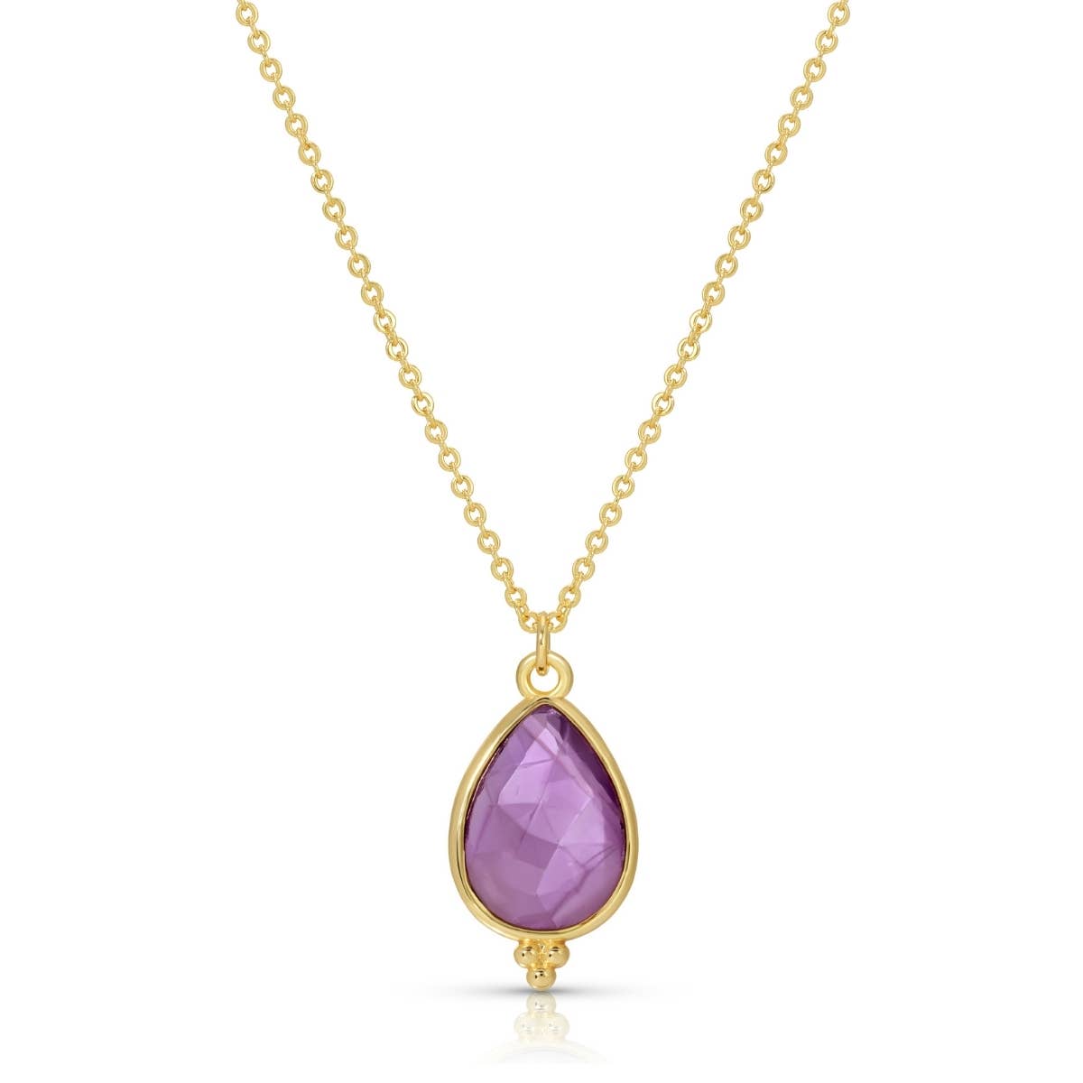 Teardrop Stone Pendant Necklace - The Sensory