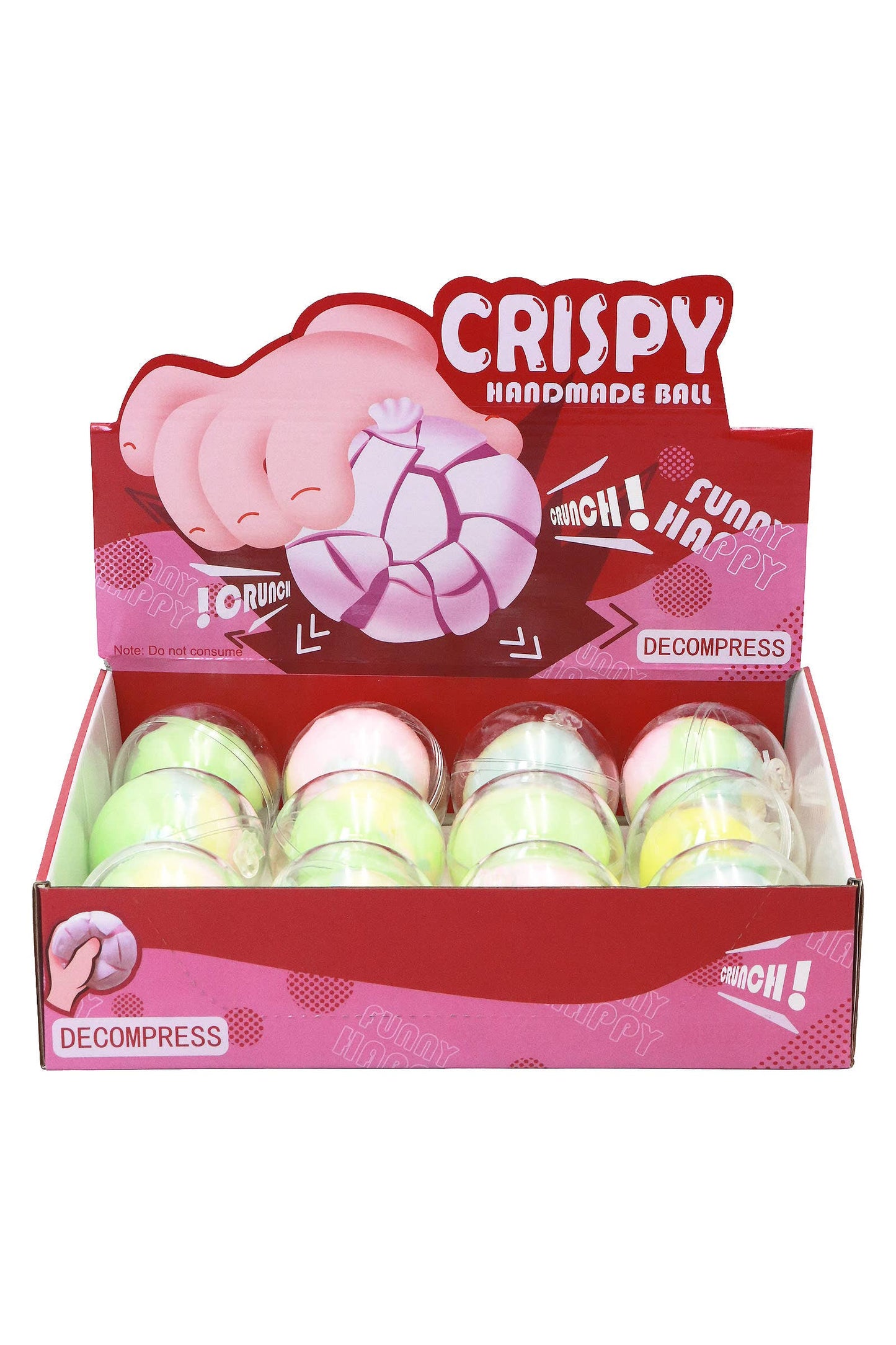 Stress Crispy Crackle Squishy| Pastel Multicolor