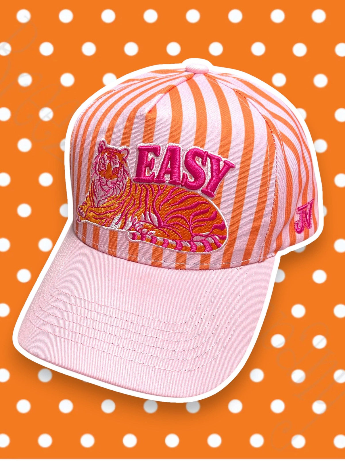 Easy Tiger Print Embroidered Ball Cap - The Sensory