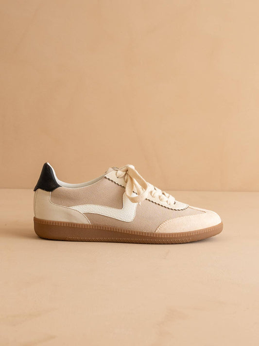 Classic Low Top Sneakers- With Dreamcloud Cushion Insole- Almond - The Sensory