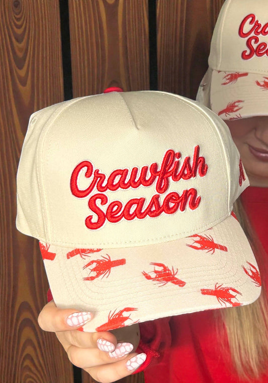 Cap With Crawfish Season Graphic Faith-Based Southern Women’s Boutique
