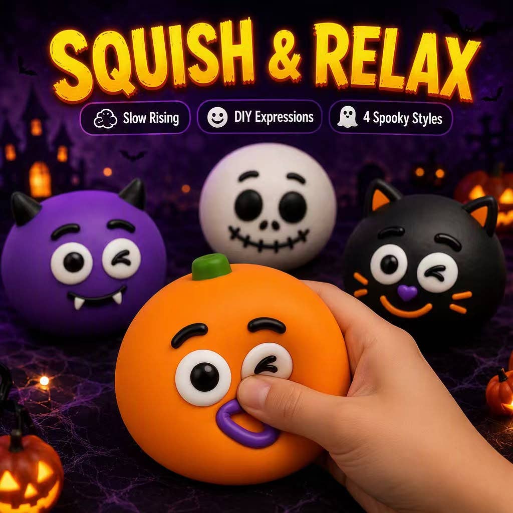 Funny Faces Squishy (Halloween Edition) — 4 Spooky Styles - The Sensory