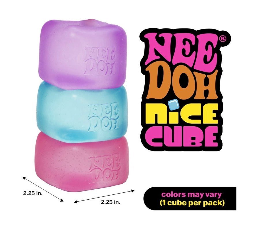 NeeDoh-style Nice Cube squishy cube packaging (Inspired)