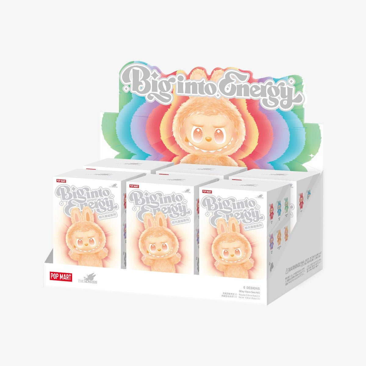 Charging Your Cute Monster Pop Mart Big Into Energy Vinyl Plush Pendant - The Sensory