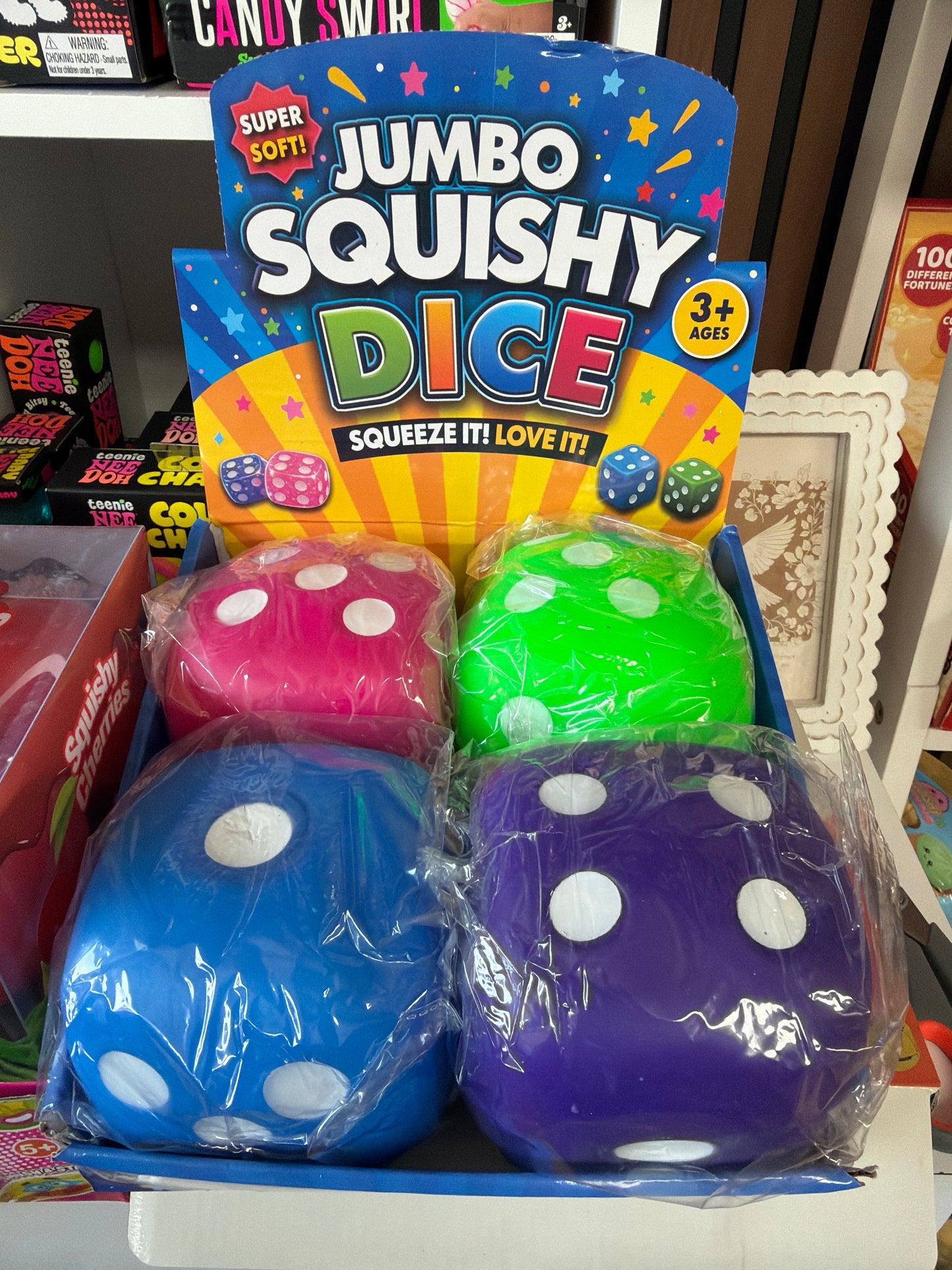 Colorful Jumbo Squishy Dice