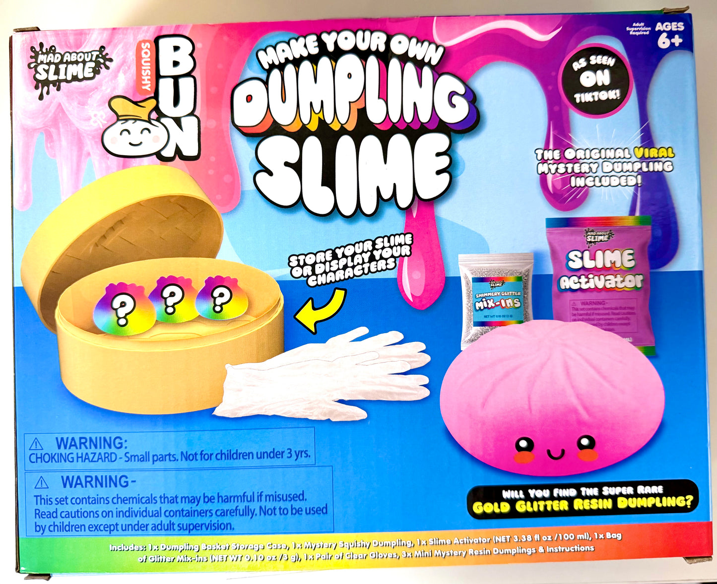 RMS Crazy Fun | Make Your Own Dumpling Slime | Tiktok Viral Toy Trend Squishy Toy