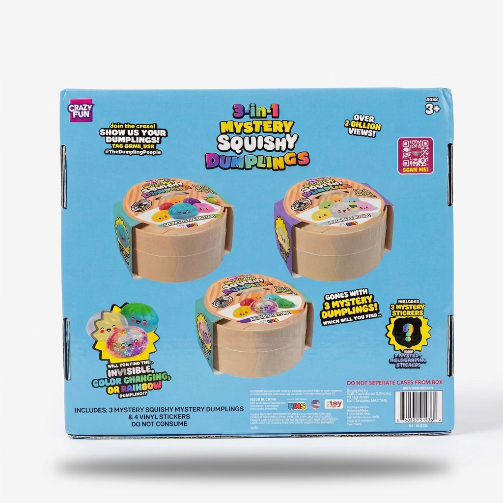 RMS Crazy Fun 3-in-1 Mystery Squishy Dumplings