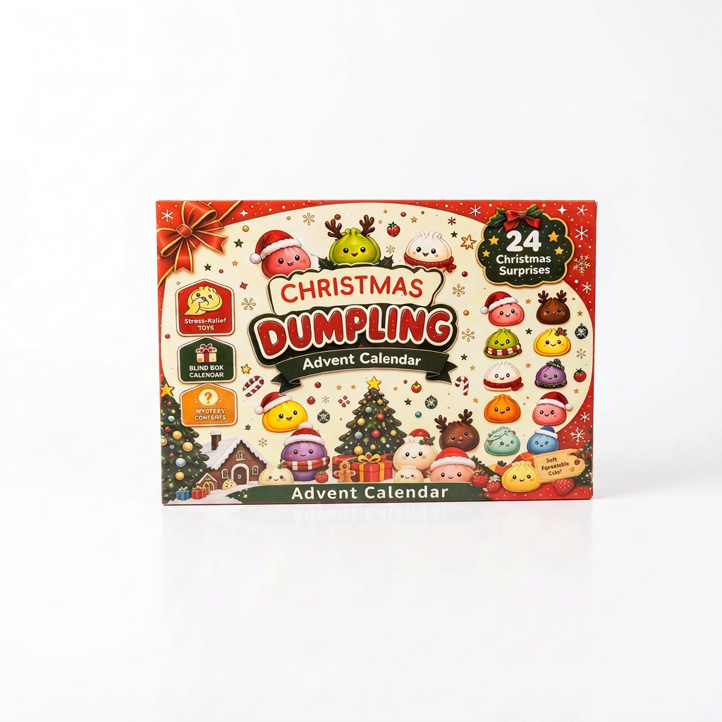 Christmas Dumpling Advent Calendar | 24 Squishy Surprises