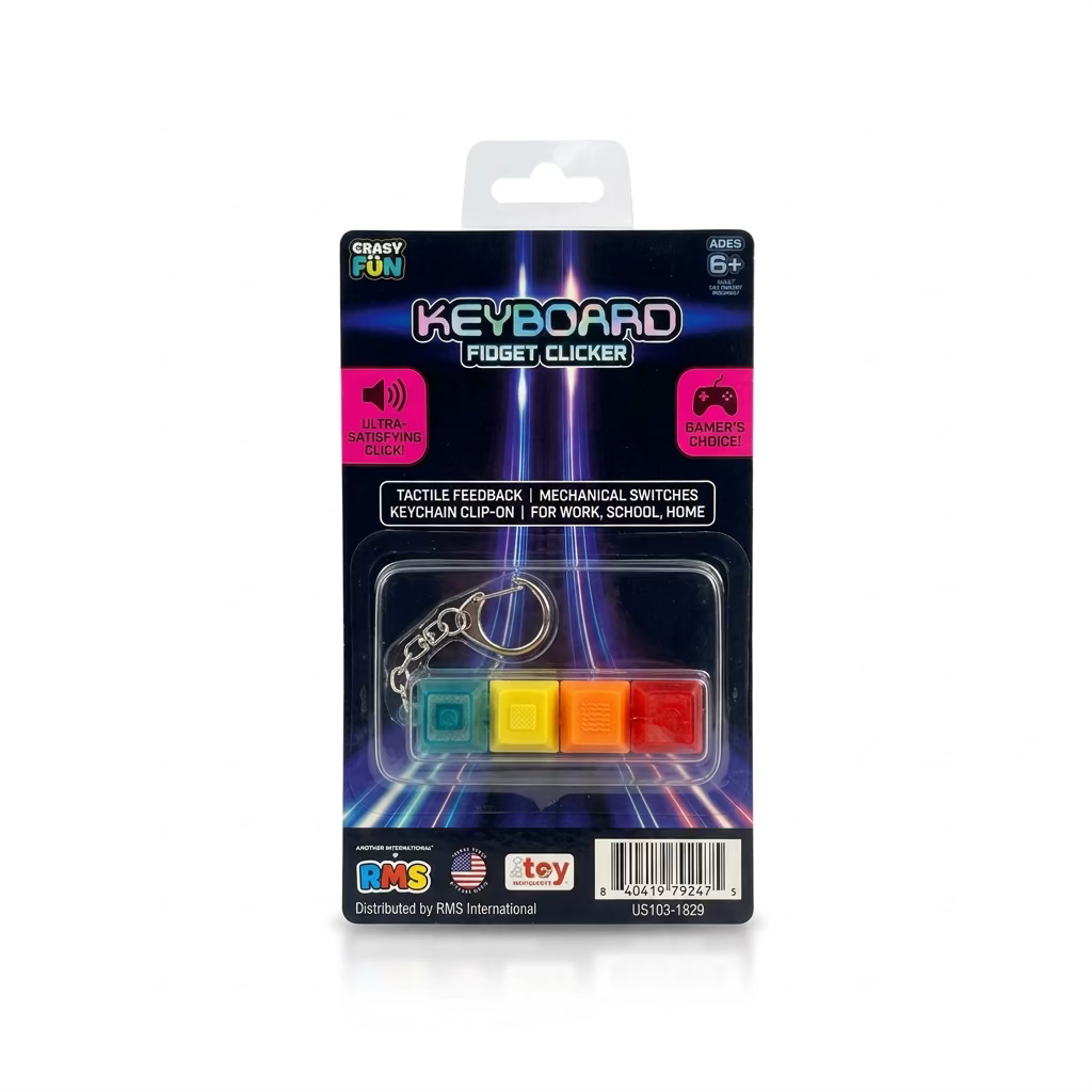 RMS Crazy Fun Keyboard Fidget Clicker