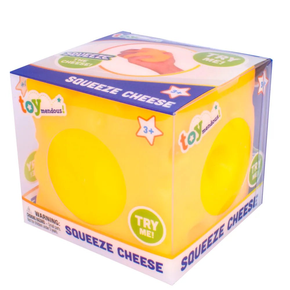 Toy Mendous! Squeeze Cheese Squishy - The Sensory