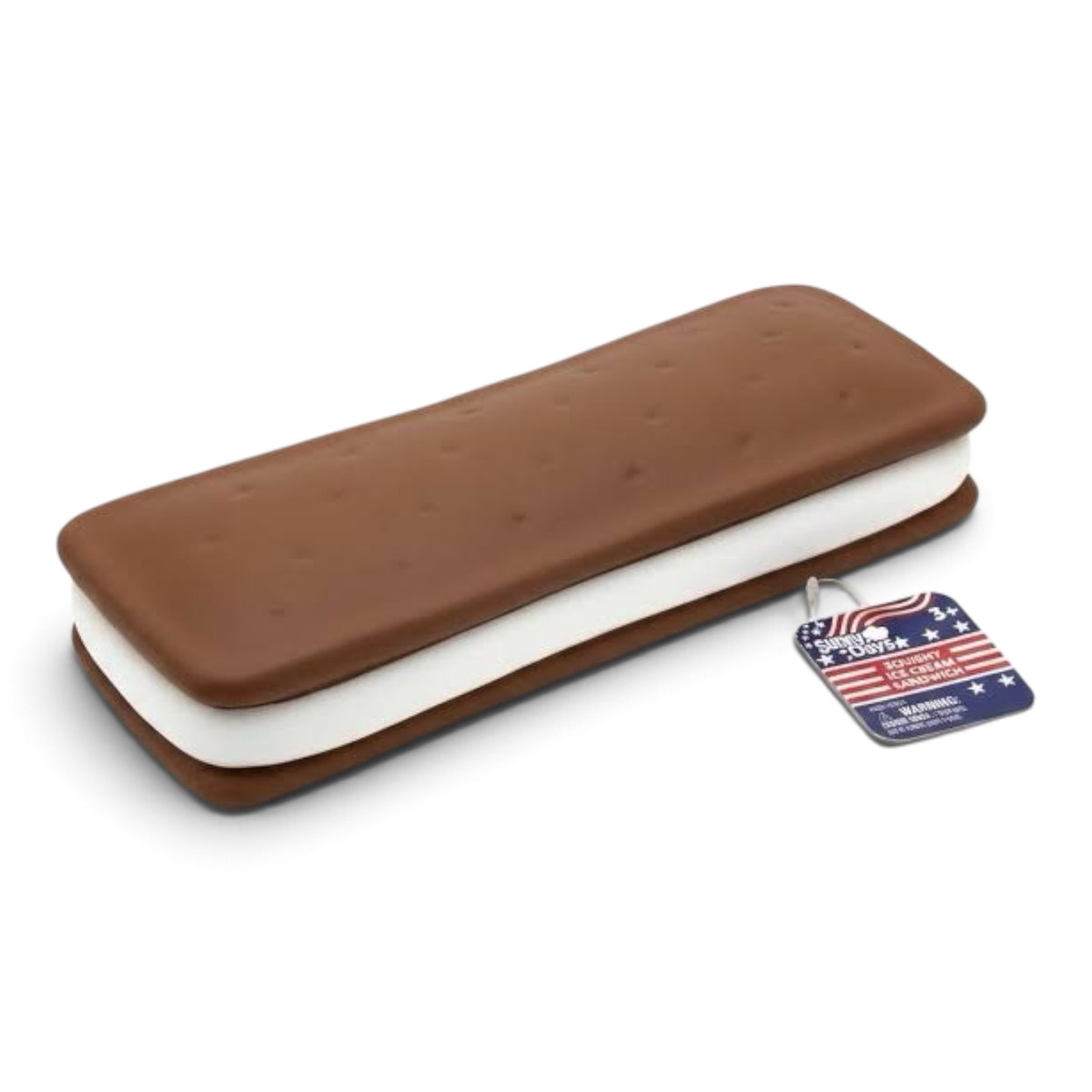 Sunny Days Squishy Ice Cream Sandwich | Jumbo Squeeze Toy