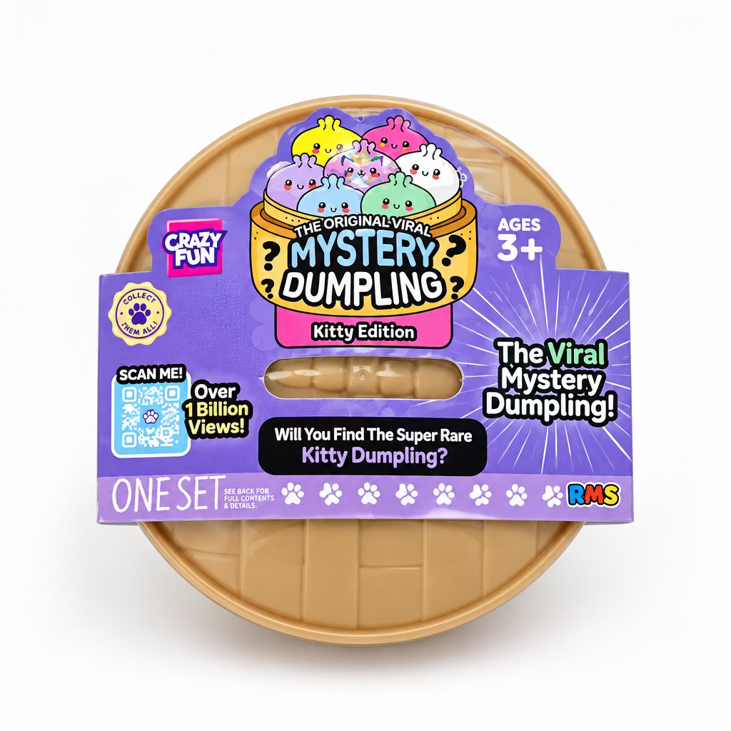 RMS Crazy Fun Mystery Dumpling Kitty Edition Authentic Blind Squishy