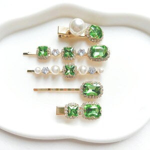 Retro Rhinestone Barrettes