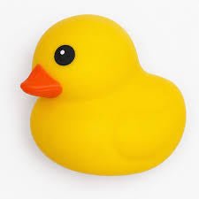 Jumbo yellow duck squishy, alternate view