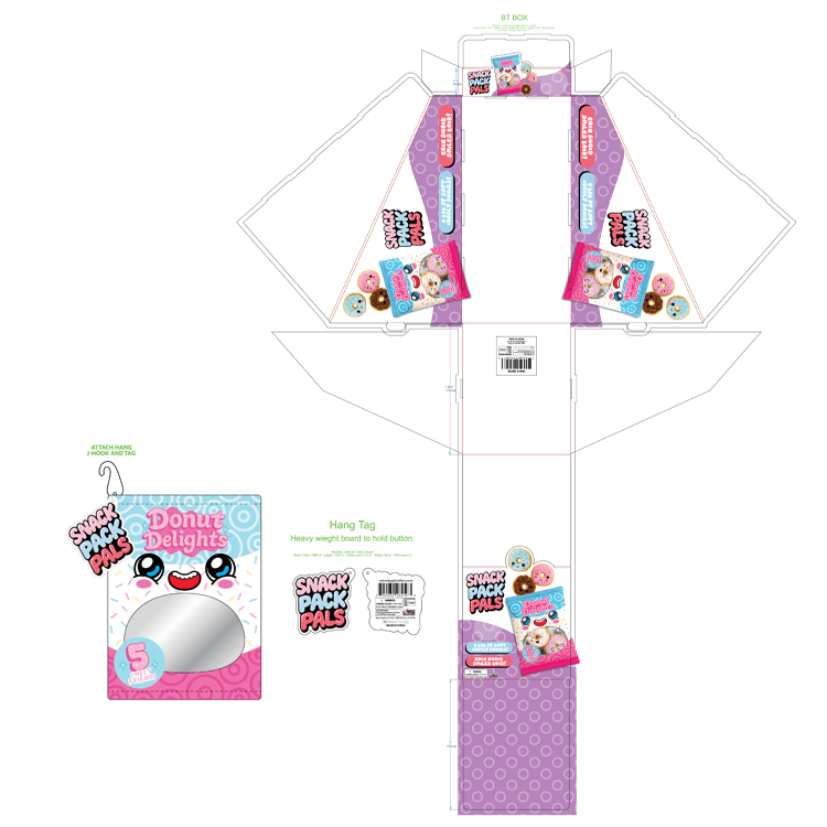 Snack Pack Pals | Couch Fort Snacks | Plush Pals - The Sensory