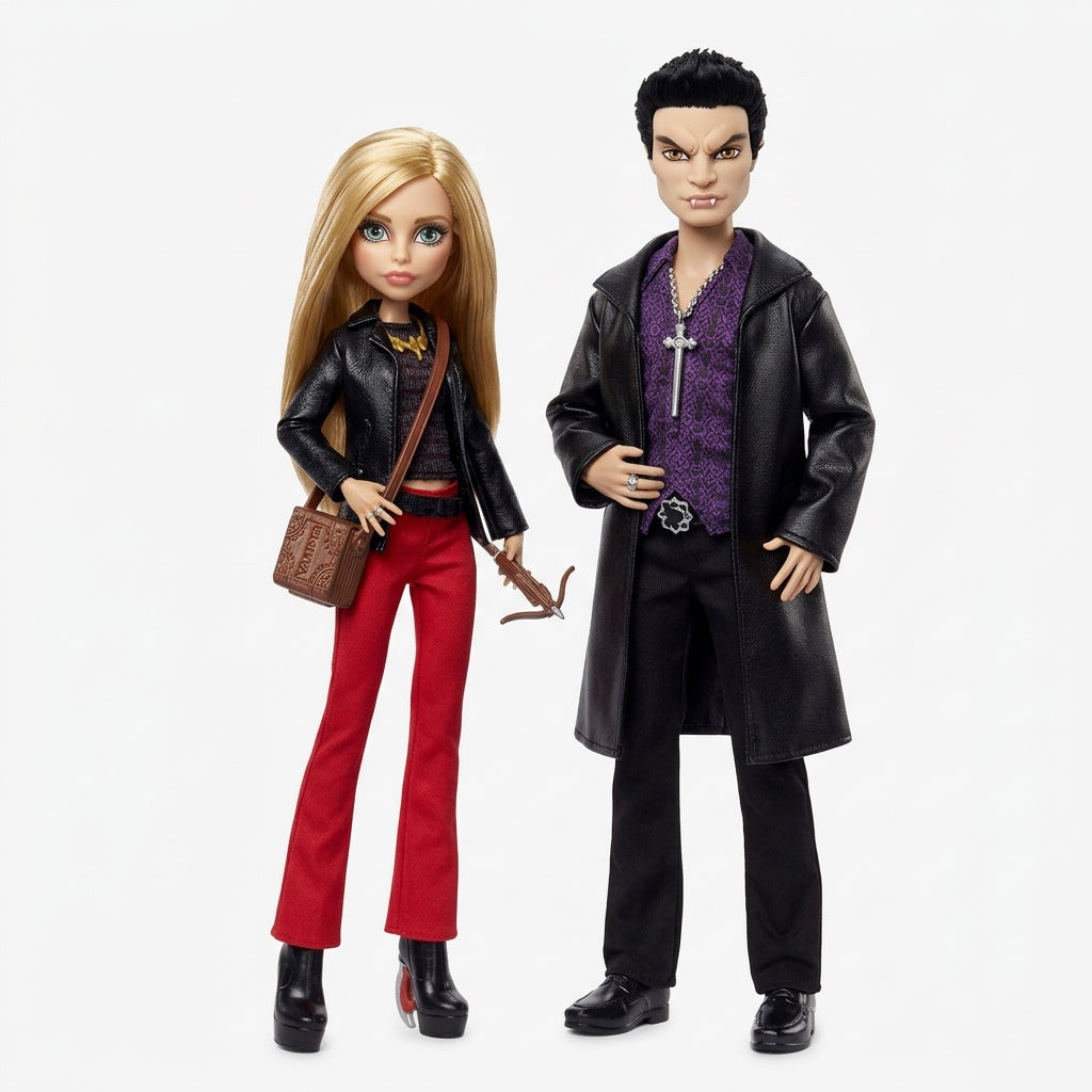 Monster High Skullector Buffy & Angel Doll 2-Pack - The Sensory
