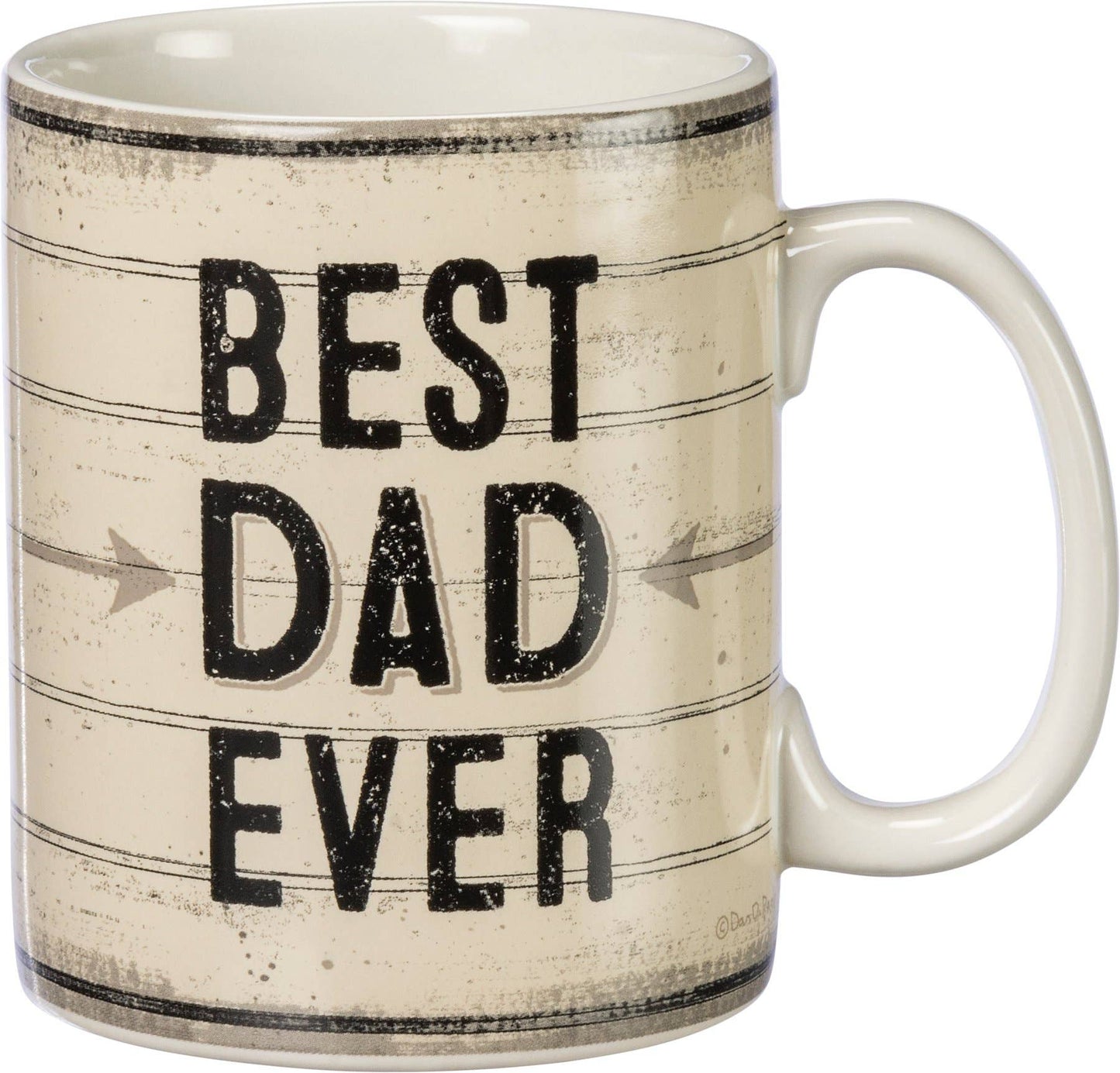 Mug Best Dad Ever Faith Based Gift For Father's Day Coffee Cup