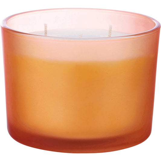 Candle Fall Is Here Three Wick Soy Wax Vetiver Scent Frosted Glass Gifts For Her