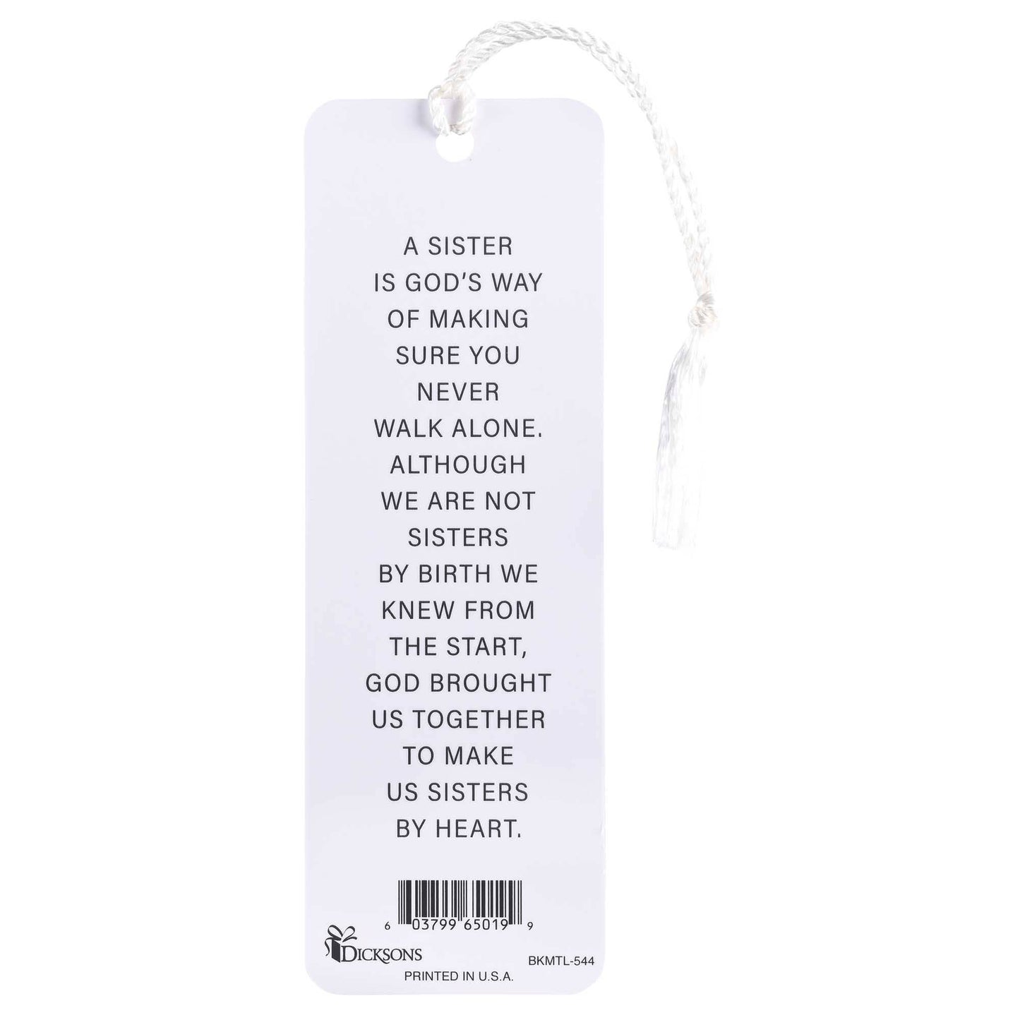 Sisters In Christ Tassel Bookmark Based Gift For Her