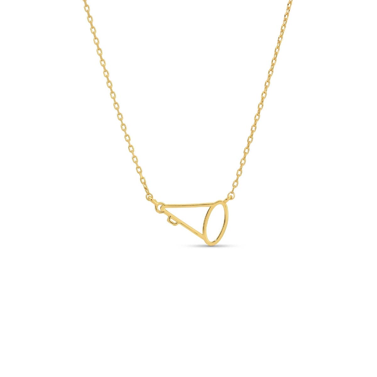 Game Day Minimalist Megaphone Sports Necklace - The Sensory