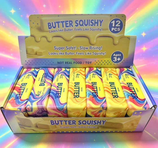 Tie Dye Butter Squishy | Super Soft - The Sensory