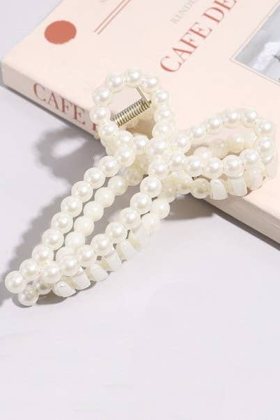 Hair Claw Clips Pearl Modest Fashion Accessory For Womens Christian Boutique - The Sensory