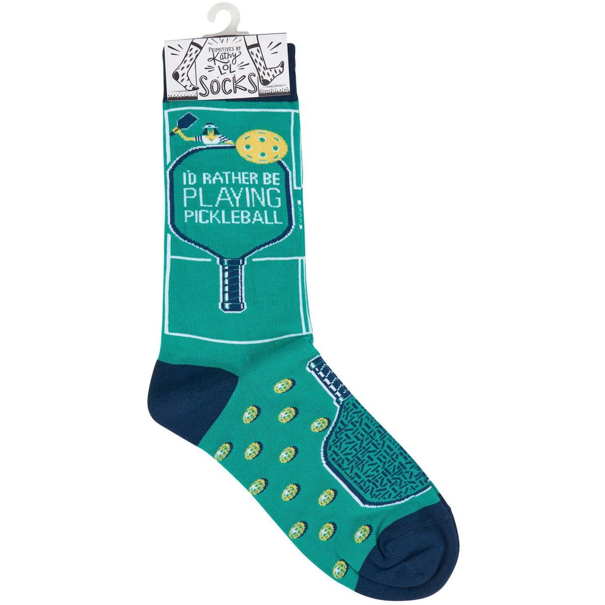 Socks Pickleball Court Design Colorful One Size Fits Most Gifts For Her - The Sensory