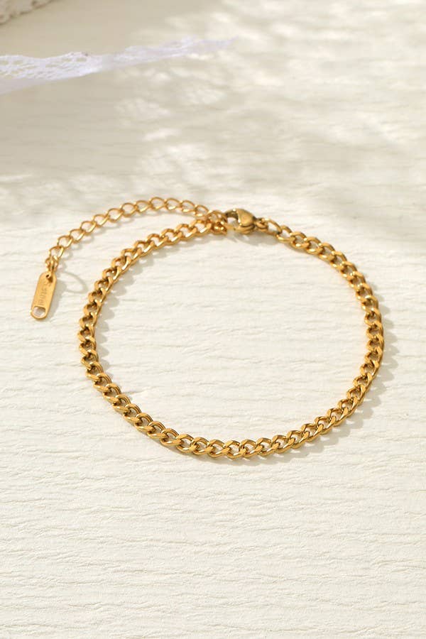 Shine Keeper Bracelet Stainless Steel Tarnish Free Waterproof Mixed Chain Design