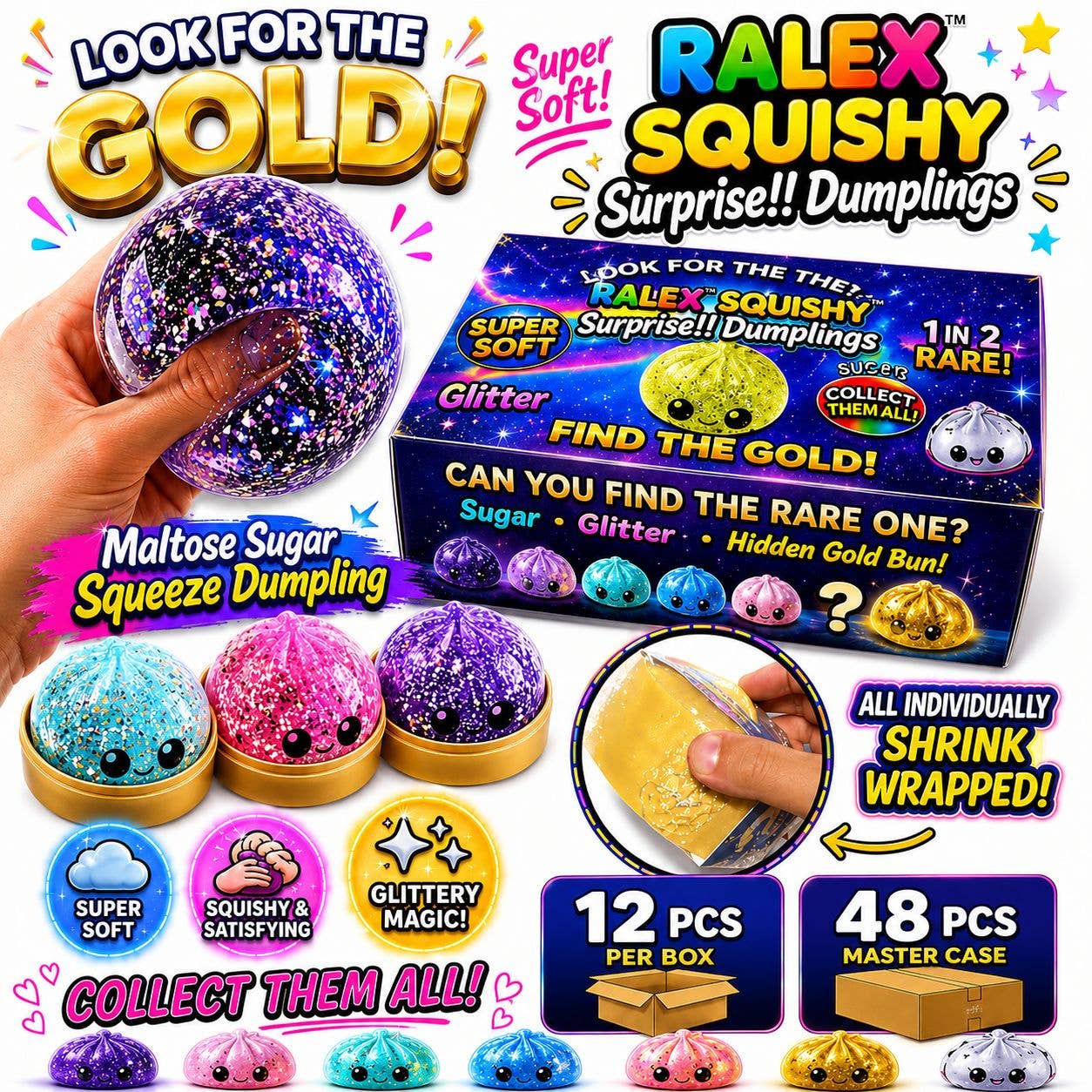 Maltose Squishy Surprise Dumplings Sugar Squeeze The Snack You Wont Put Down