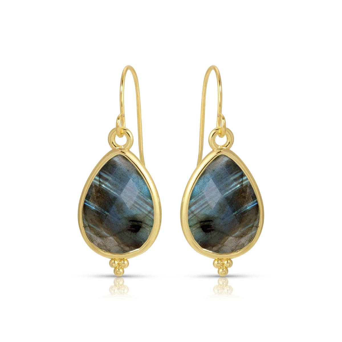 Teardrop Stone Earrings - The Sensory