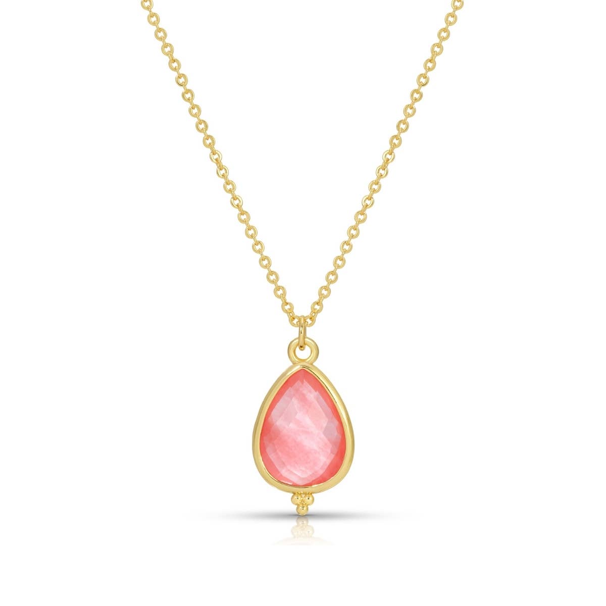 Teardrop Stone Pendant Necklace - The Sensory