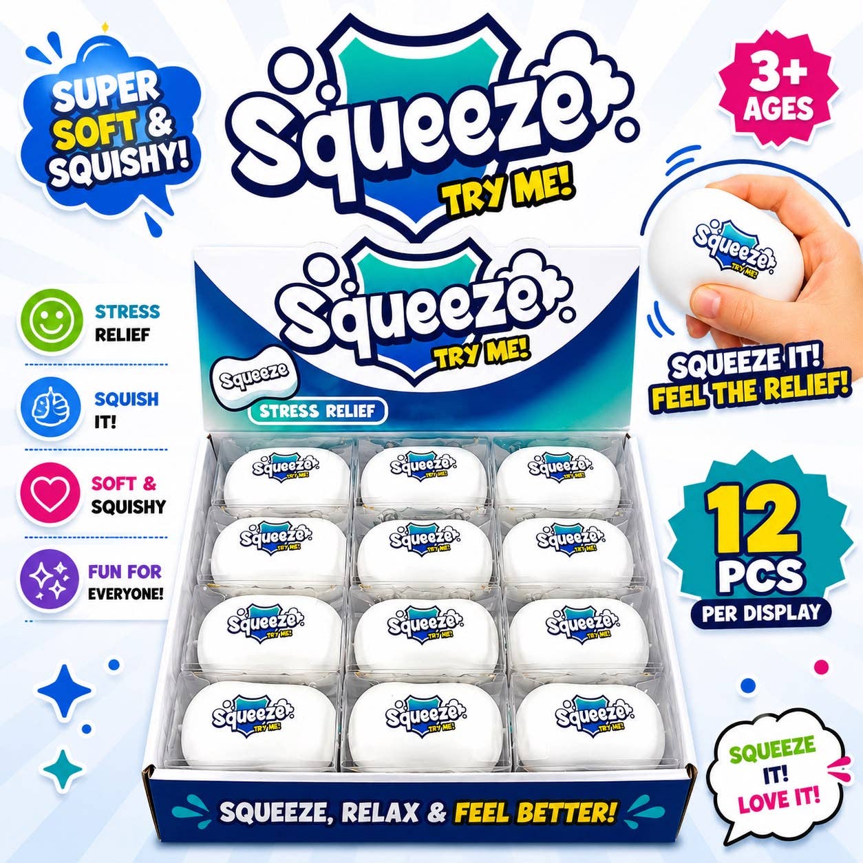 Soap Squeeze ASMR Crunch Squishy Stress Toy