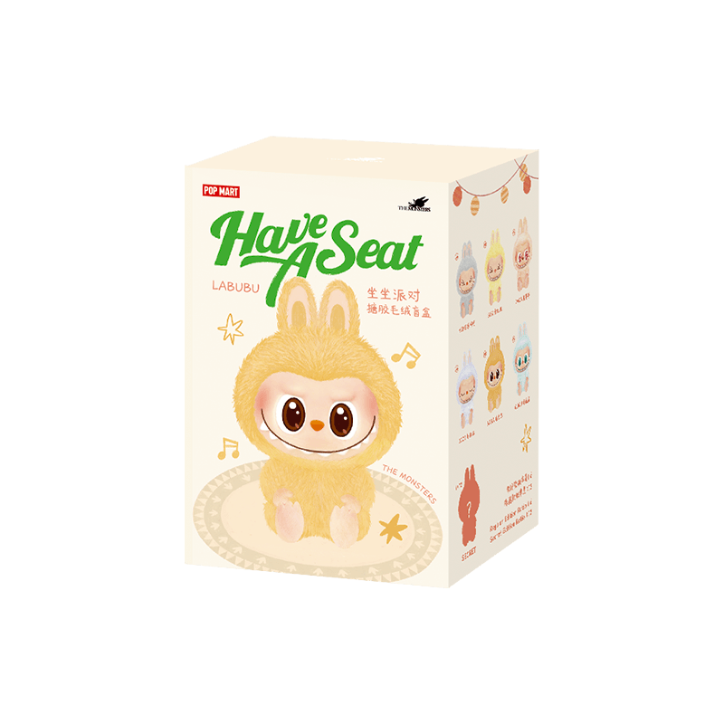 Have A Seat Vinyl Plush Collectible Figure By Pop Mart For Desk Humor