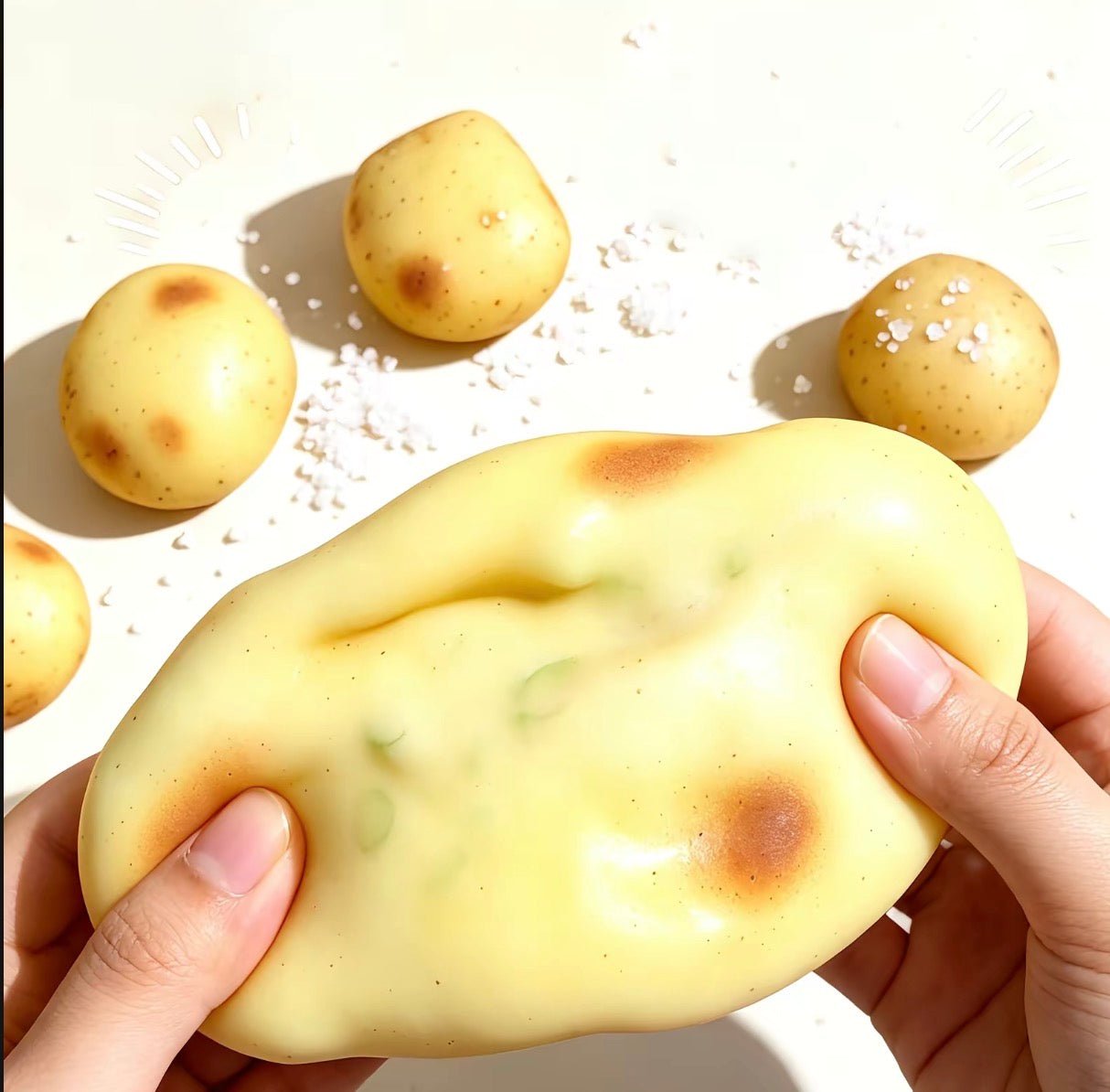 CrunchSpud™ Crunchy Potato ASMR Squishy - The Sensory